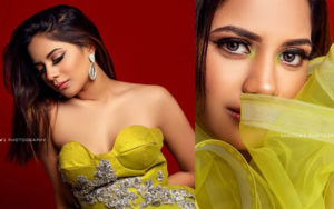 Aishwarya Dutta green photoshoot pics