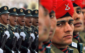 indian and chinese armies at Galwan valley