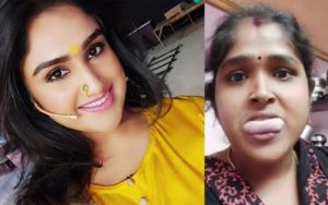 Vanitha Vijayakumar with Surya Devi