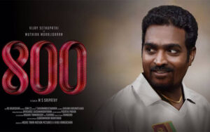 Vijay Sethupathi as Muthiah Muralidharan in 800