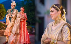 Hansika at brother's wedding