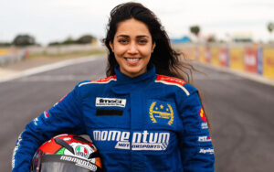 Nivetha Pethuraj turns a car racer